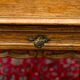 Rococo style oak nightstand or side table, ca. 1930s