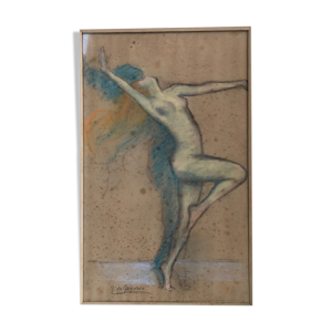 Tableau dessin de danseuse