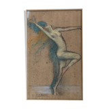 Tableau dessin de danseuse by Gaetano de Gennaro, 1930
