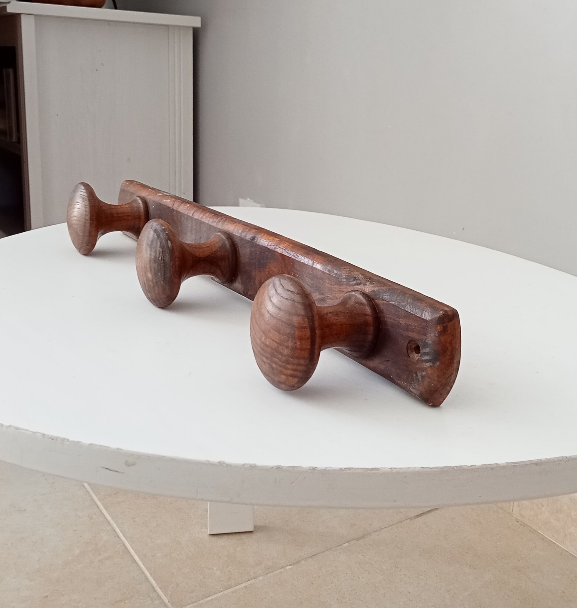 Vintage wooden coat rack 70s/80s