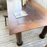 Dudouyt oak dining table 1940