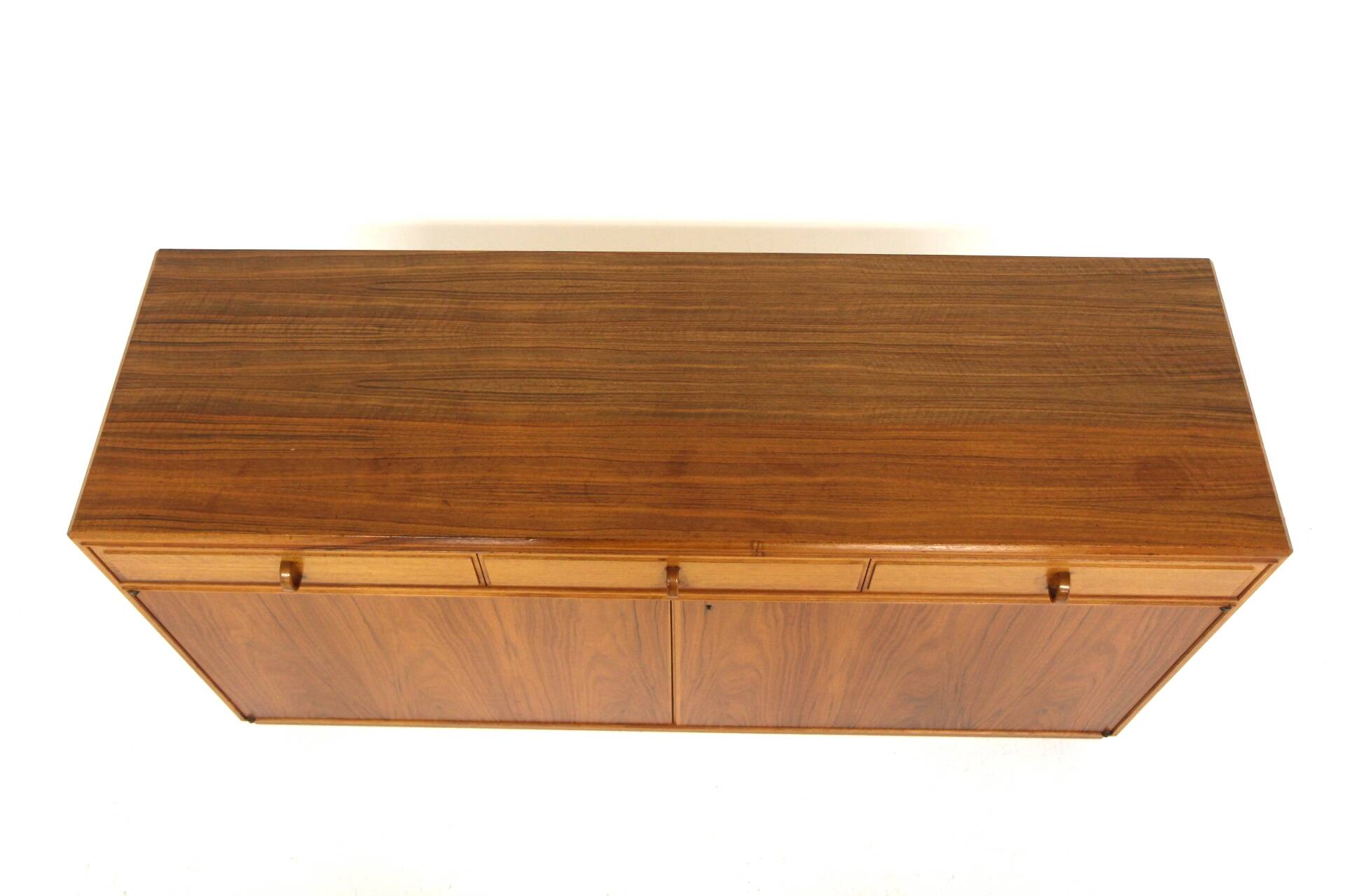 Scandinavian walnut sideboard, Bertil Fridhagen, Bodafors, Sweden, 1960