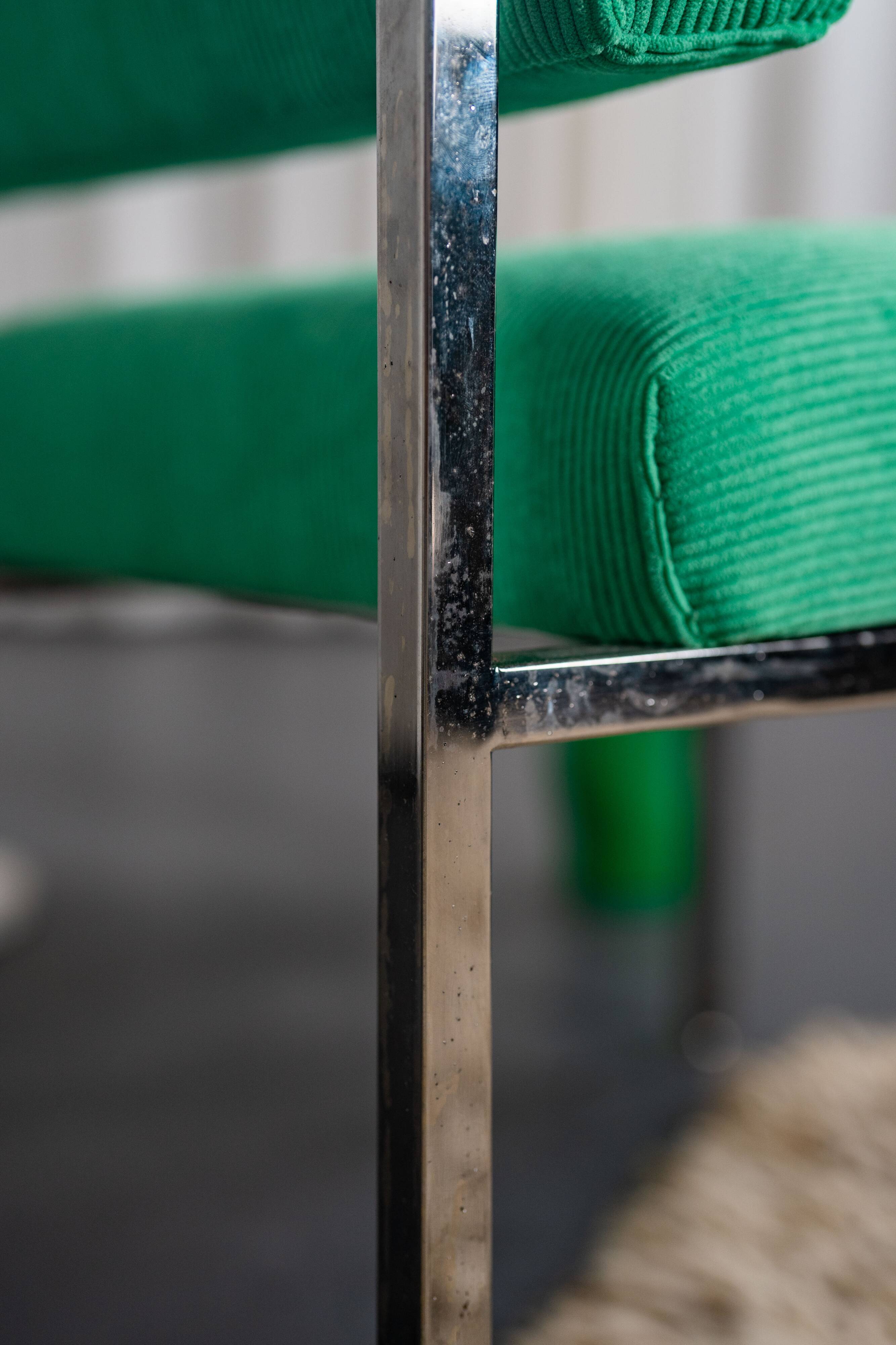 Seventies corduroy armchair