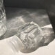 Vintage whisky decanter in glass
