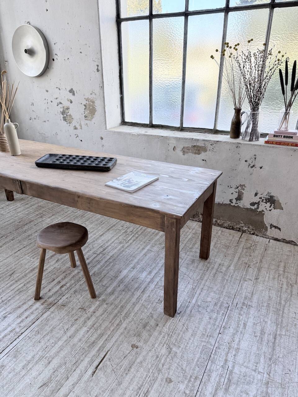 Farm table in pine 1950 250cm