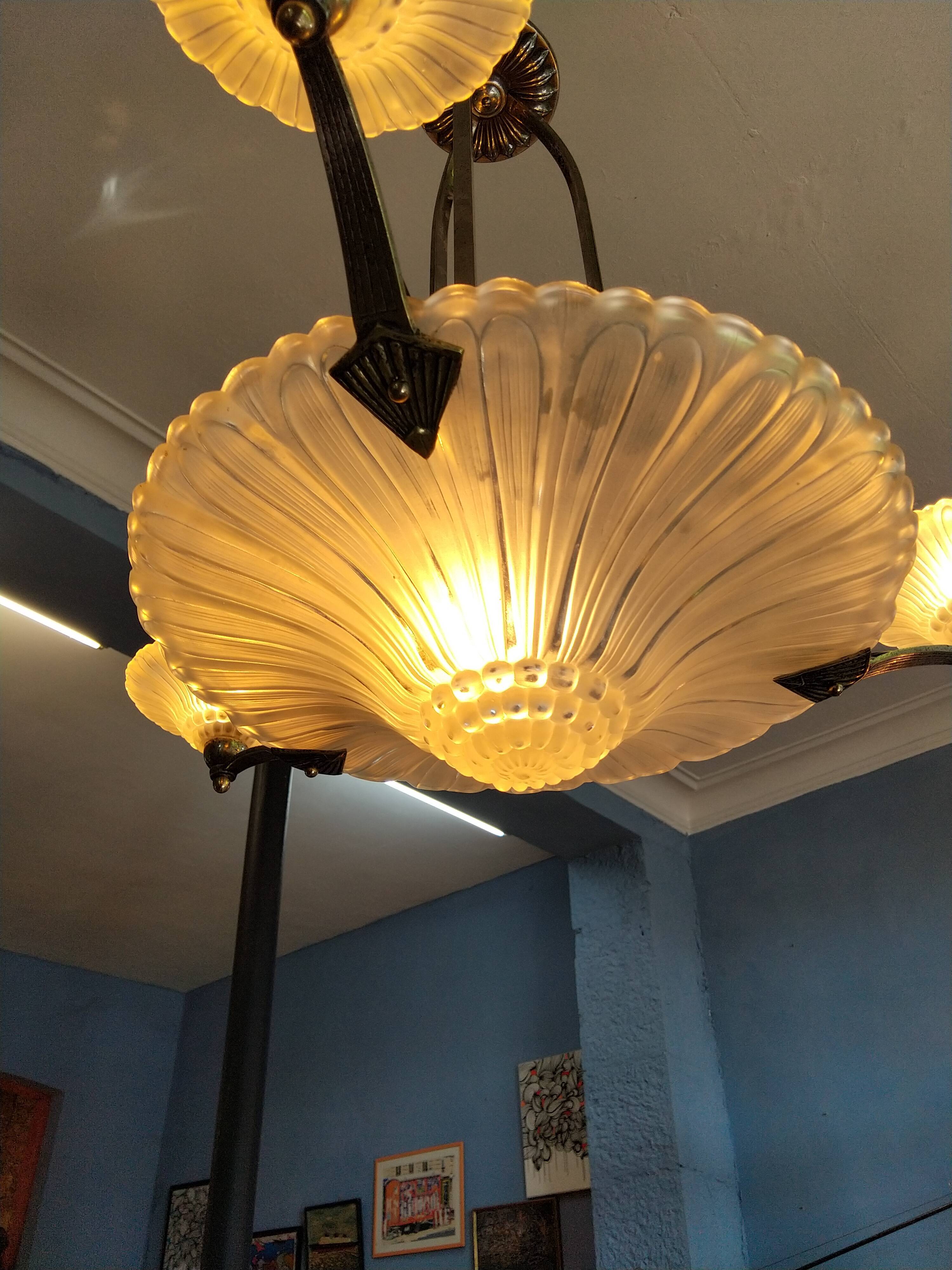 Art deco chandelier