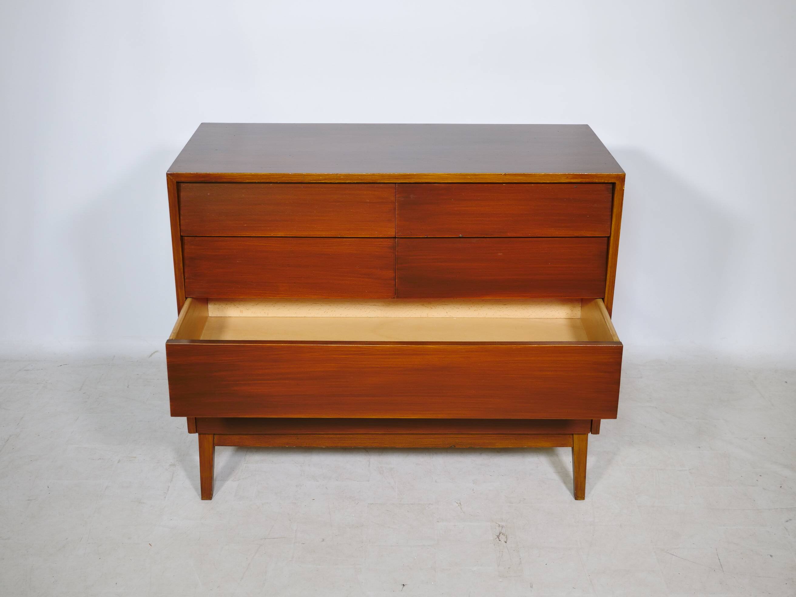 Mid Century Chest of Drawers in Teak, 1960s