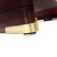 Bureau vintage en métal bordeaux Ahrend / Bureau Oda Prominent