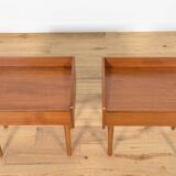 Mid-Century  Teak Danish Nightstands, 1960s