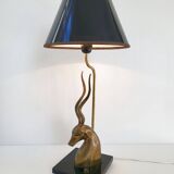 Vintage antelope lamp 1970