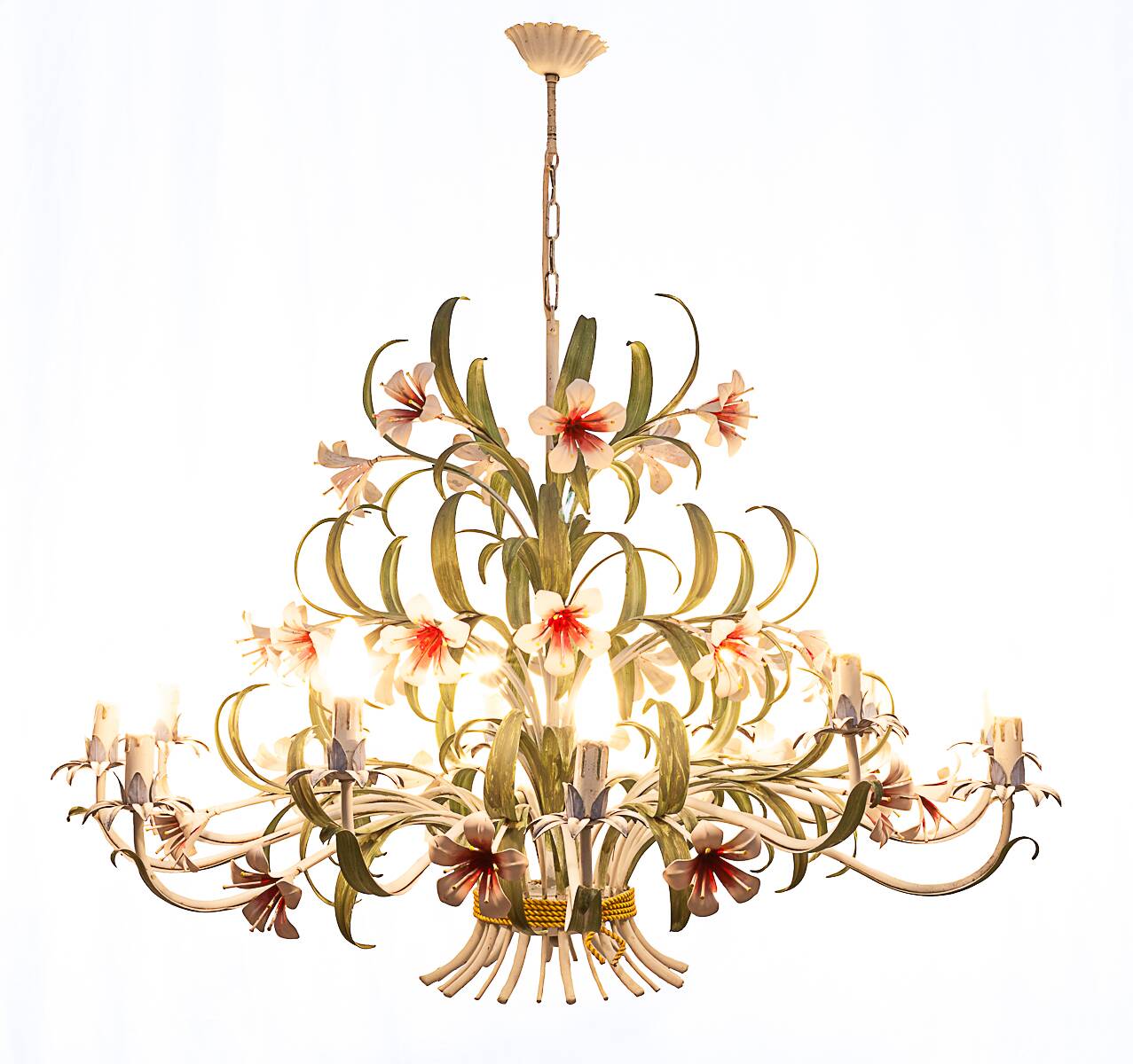 Florentine chandelier with 12 lights