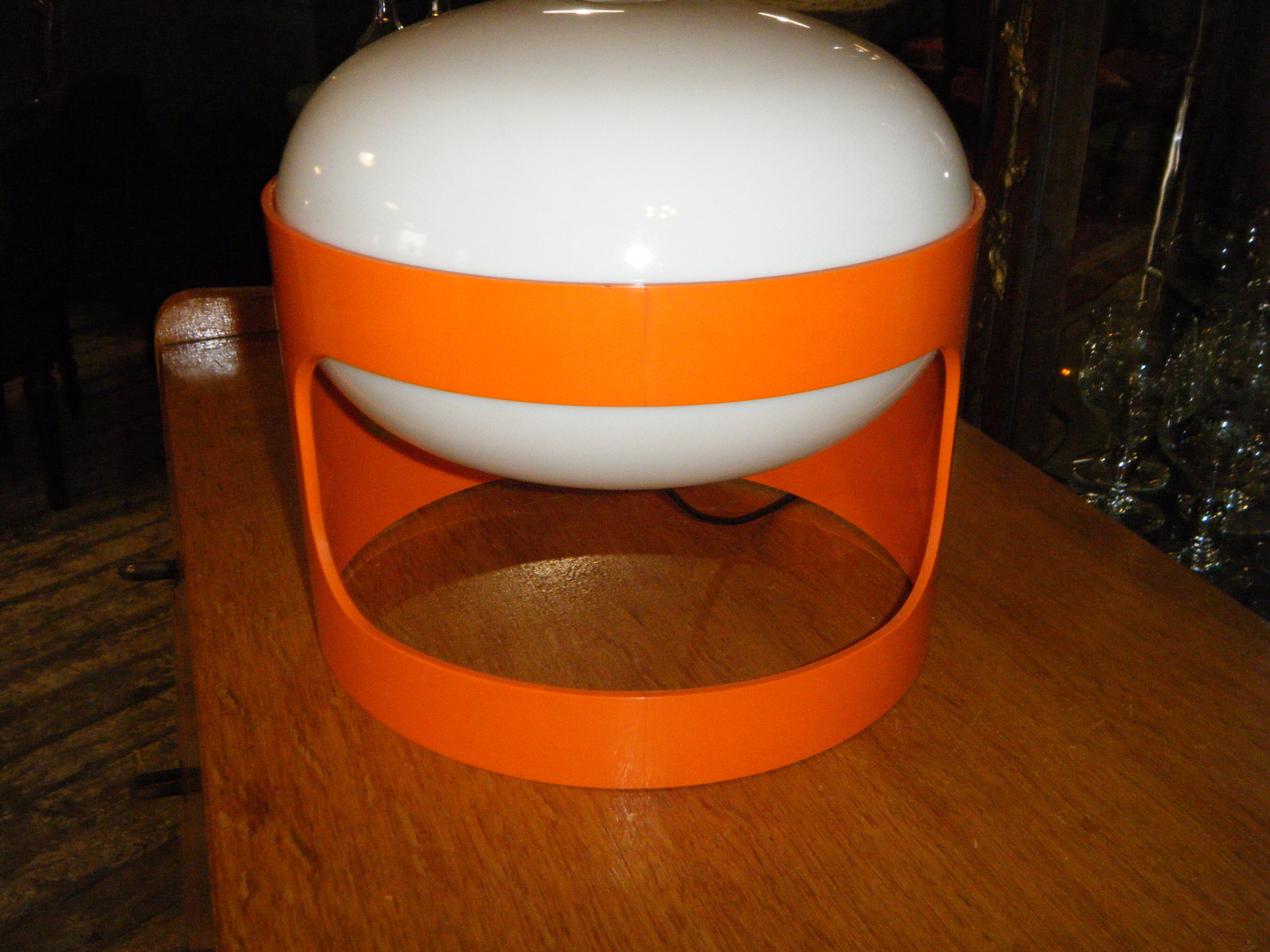Orange KD27 colombo lamp