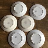 Digoin Sarreguemines dessert plates