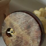 Vintage onyx birds bedside lamp