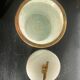 Marble and brass tobacco pot