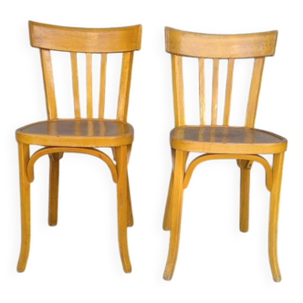 Paire de chaises bistrot Baumann