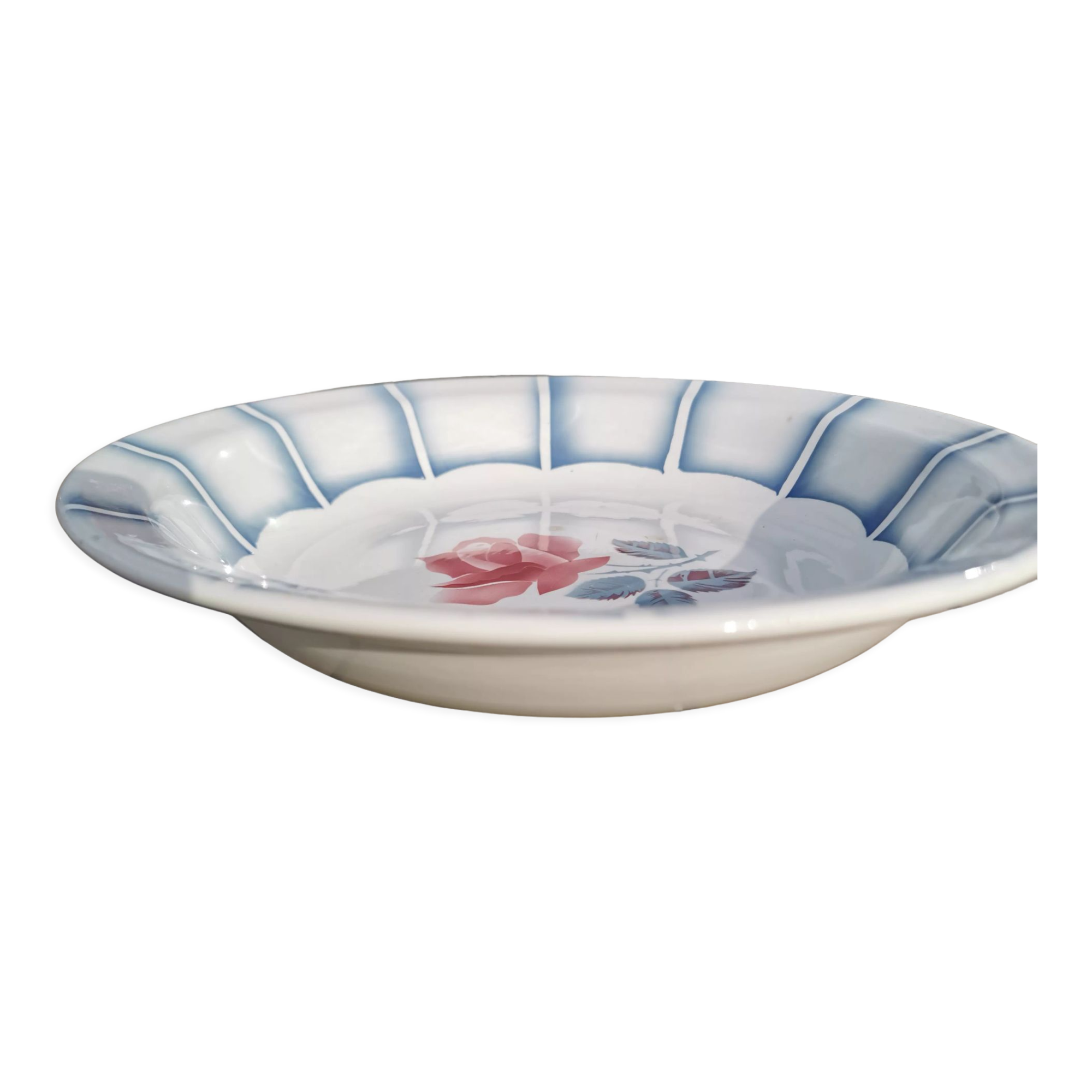 Hollow round dish digoin sarreguemines dauphin