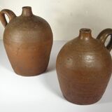 Lot of two old stoneware jugs
