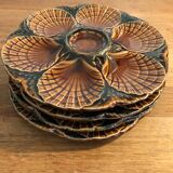 Set of 4 plates with oyster slurry