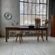 Table de ferme pin noire 250 cm