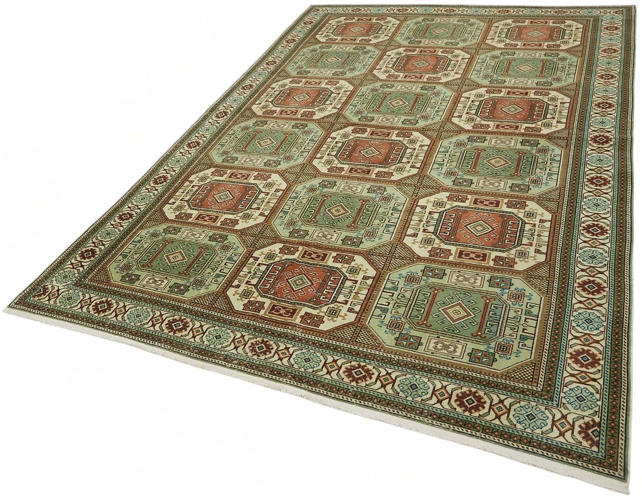Tapis vintage en laine turque Kayseri 193 cm x 290 cm