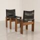 Set of 6 "Monk" Chairs by Afra & Tobia Scarpa for Molteni 70's