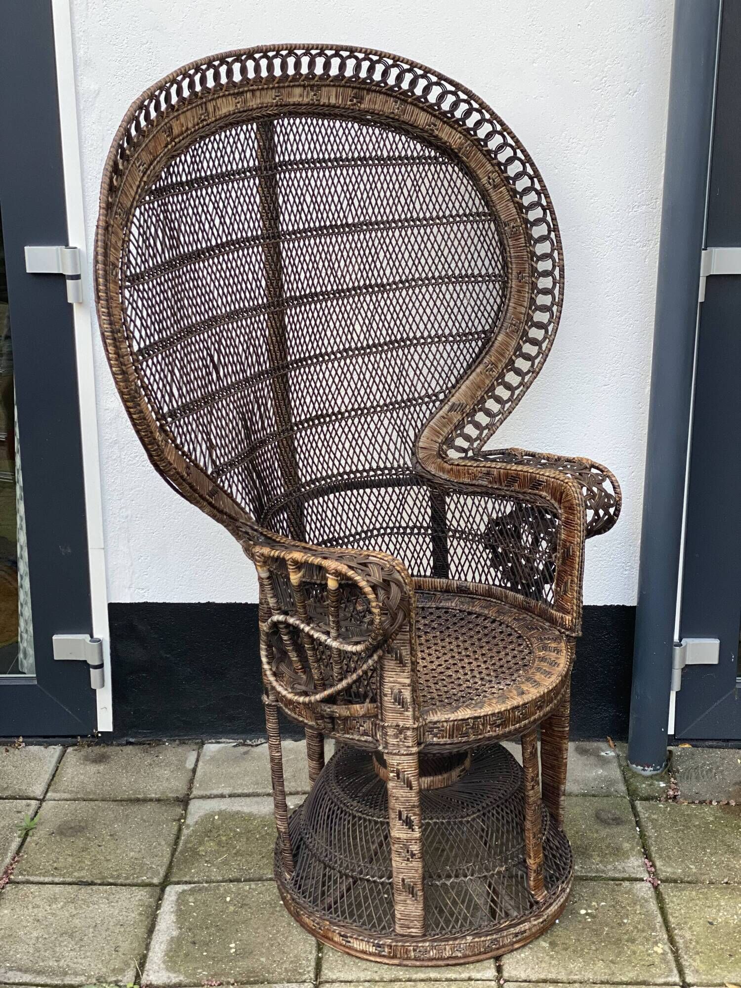 Vintage Emanuel’s Peacock Chair by Trio Noordwolde 1970’s