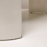 Lacquered wood side table