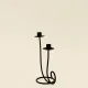 Bougeoir double volute