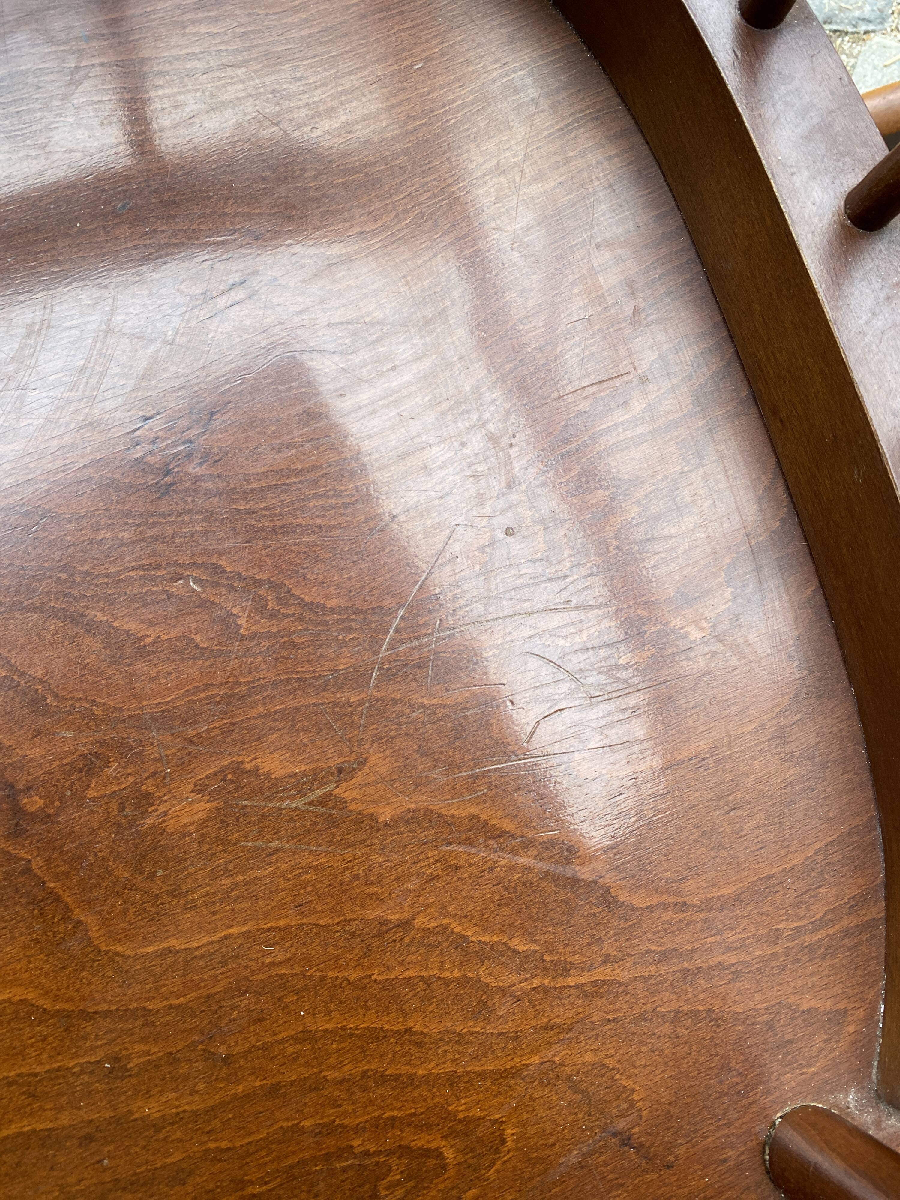 Wooden rocking-chair