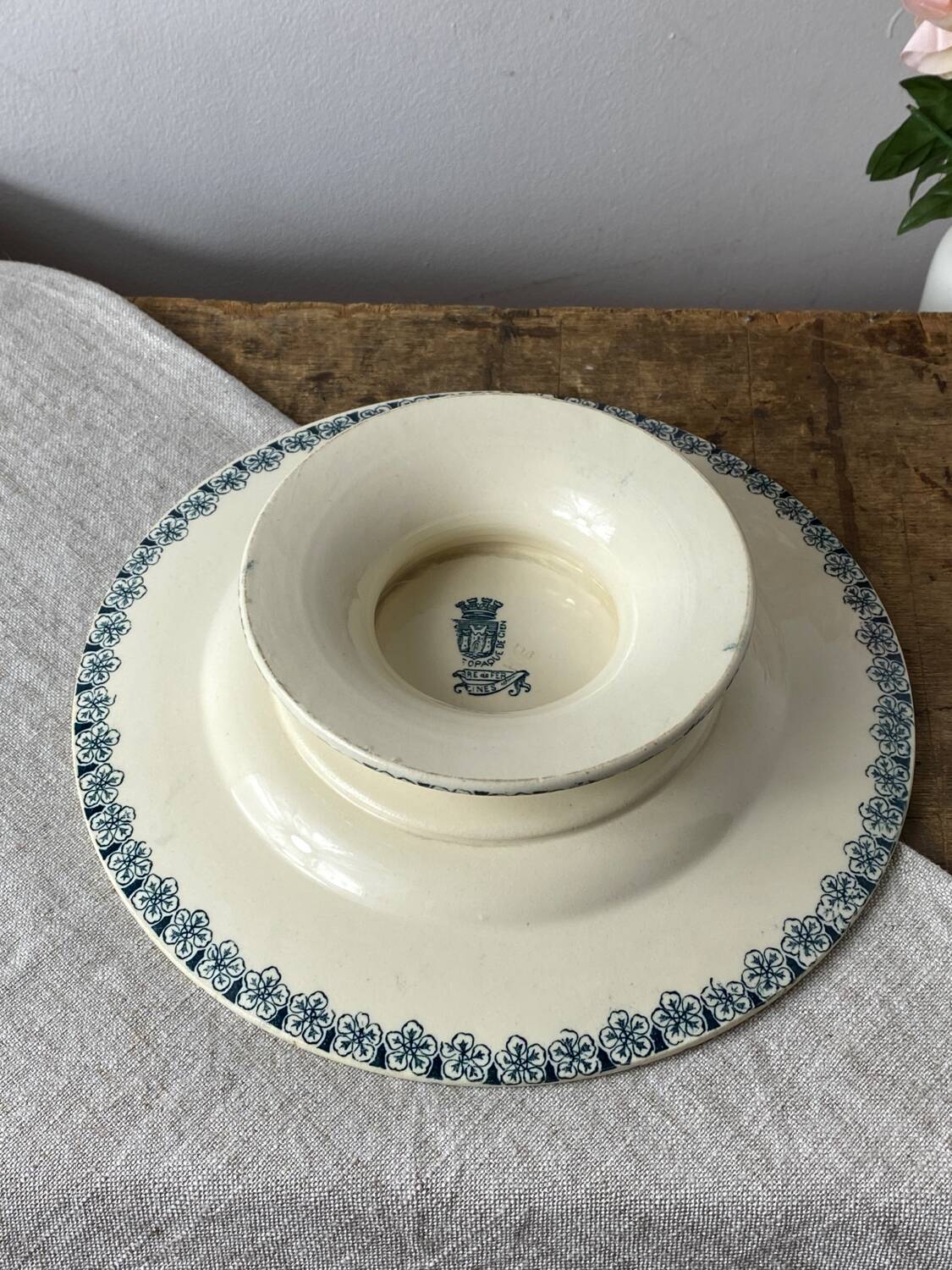 Gien ironstone cake dish