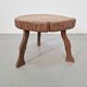 Mid-Century Brutalist Tree Trunk Side Table, 1960s