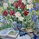 Oil painting on canvas signed, dimensions: height - 73 cm - width - 62.5 cm.