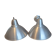 Pair of aluminium industrial hanging