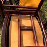 Mahogany chairs top vintage backrest 60s