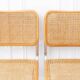 2 Cesca B32 Breuer Chairs Made in Italy - Canework of the seats redone