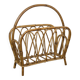 Rattan magazine rack