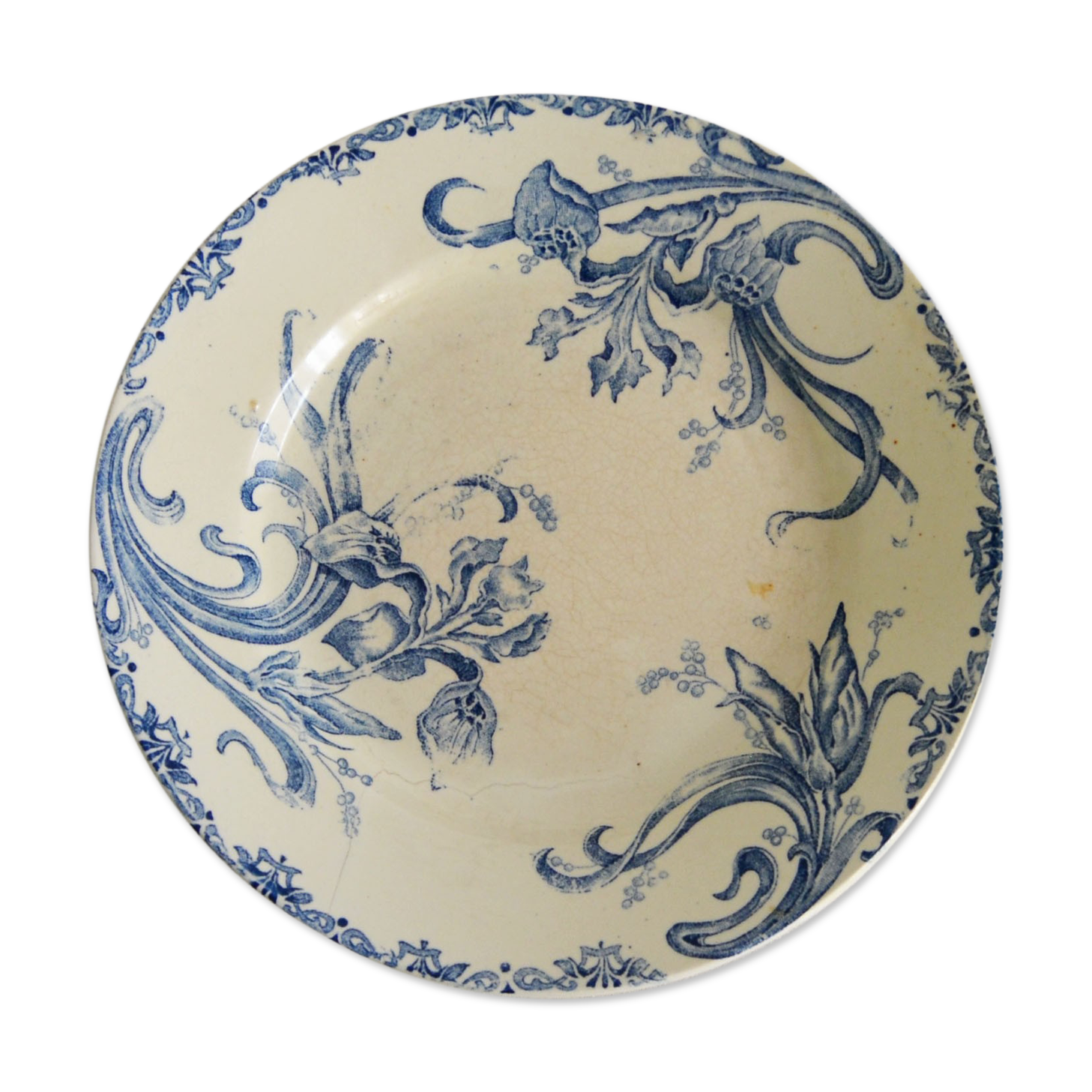 Compotier earth of iron model iris