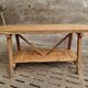 Old work table kitchen island bar table oak