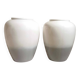 Pair of two-tone ceramic vases West Germany 1960s Height 42 cm