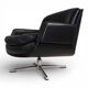 Fauteuil en cuir Eugen Schmidt, 1960