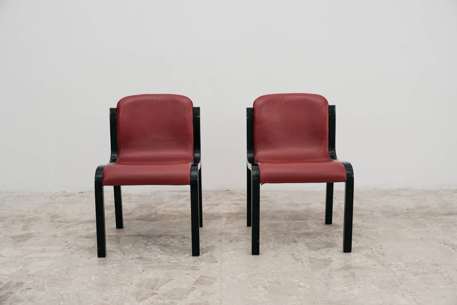 Carlo Bartoli Tisettanta Coppia Di Sedie Mod. Mito Anni 70 Design