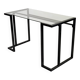 Artelano, glass and metal desk, France 1980