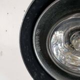 Pair of brushed aluminium tube wall lights from the 70s.