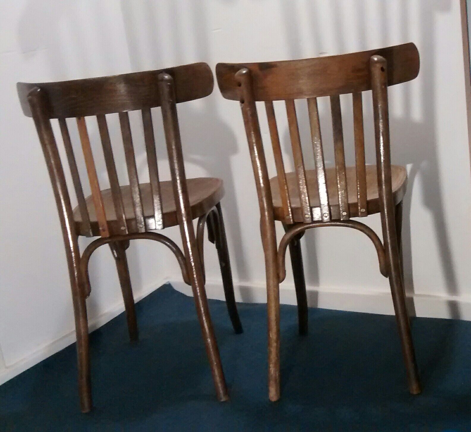 Pair of bistro chairs