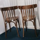 Pair of bistro chairs