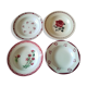 Lot 4 assiettes creuses Art Deco Digoin Sarreguemines Badonviller Aude France Dominique