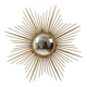 Large Vintage Sun Mirror Chaty Vallauris XL France 91cm