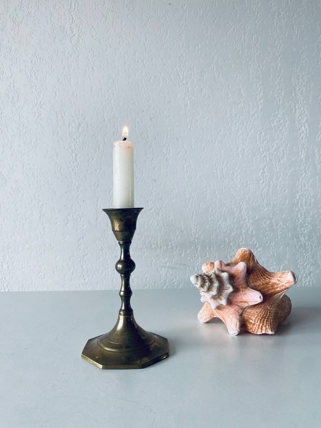 Brass candle holder