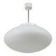 Up to 40 huge elliptical opaline glass pendants, in the style of Lisa Johansson-Pape.
